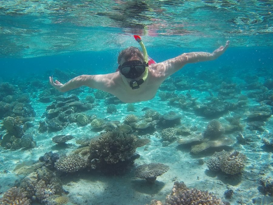 Snorkelling the lagoons of Fiji