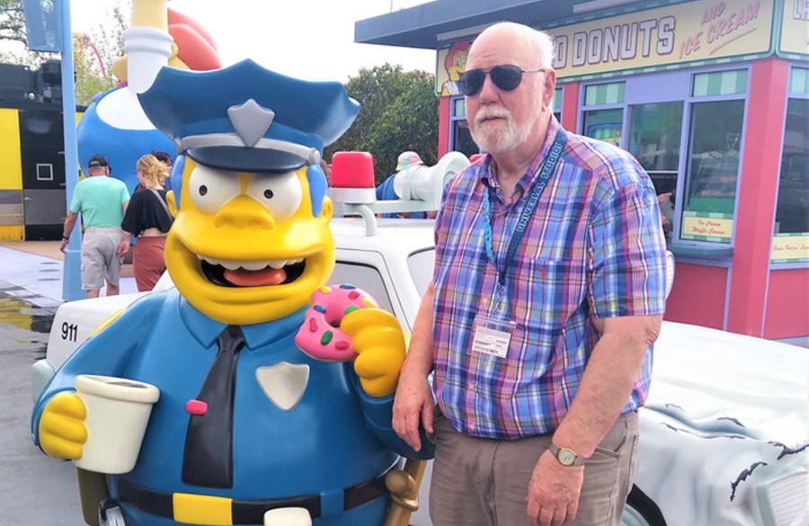 Spending some time with Chief Wiggum