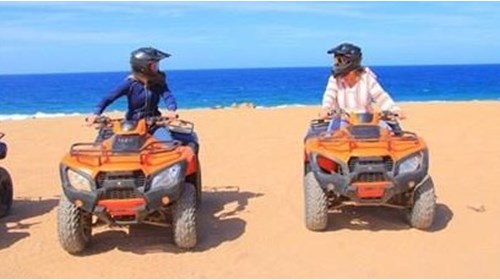 Never too old to go 4 Wheeling in Cabo San Lucas!