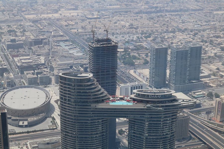 When I was at the top of Burj Khalif