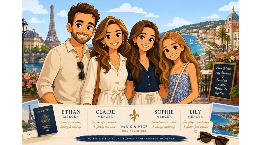 The Mercer Family’s France Journey