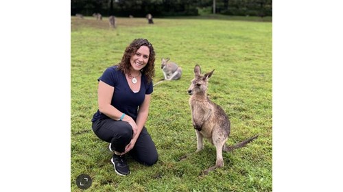 Kicking it with the kangaoos in Australia