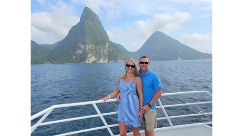We love the beauty of St Lucia! 