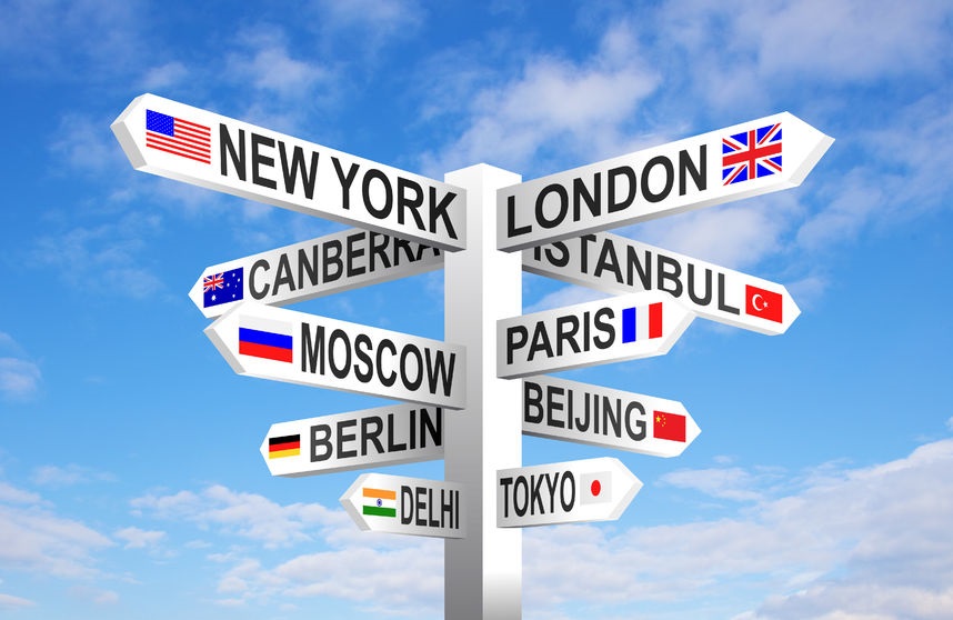 World Travel Signs