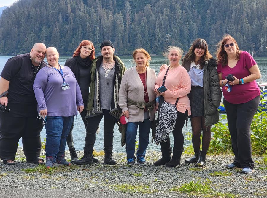 Our group in Sitka, Alaska