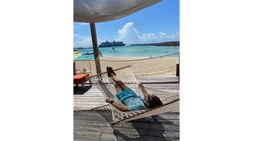 Nothing like relaxing on Castaway Cay