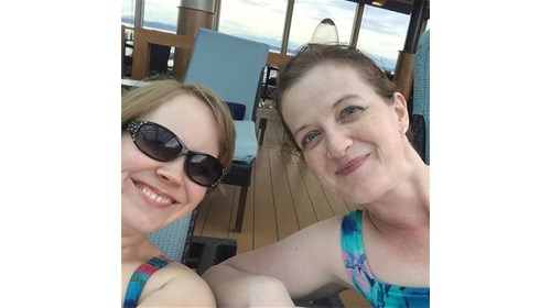 Mom friends on a Momcation cruise