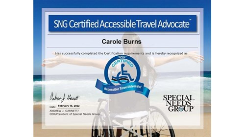 Special Needs Travel Certification