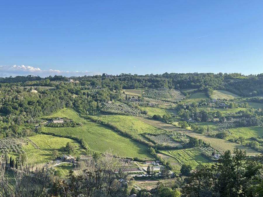 Beautiful rolling hills of Tuscany