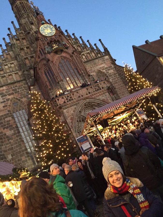At the beautiful Christmas Market in Nuremberg
