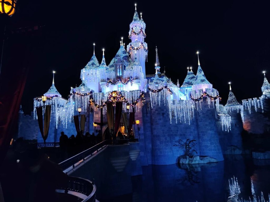 Sleeping Beauty's Castle at Winter Time