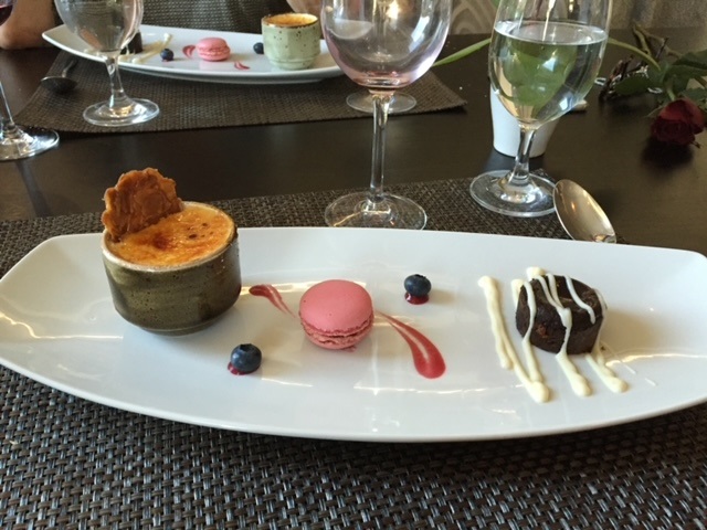 Dessert at the Chef's Table Restaurant