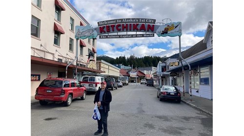 This is me in Ketchikan 