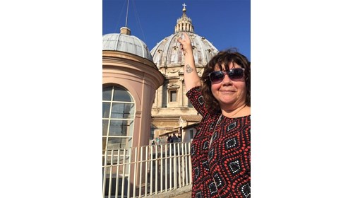 After our climb to the top of the Vatican Dome