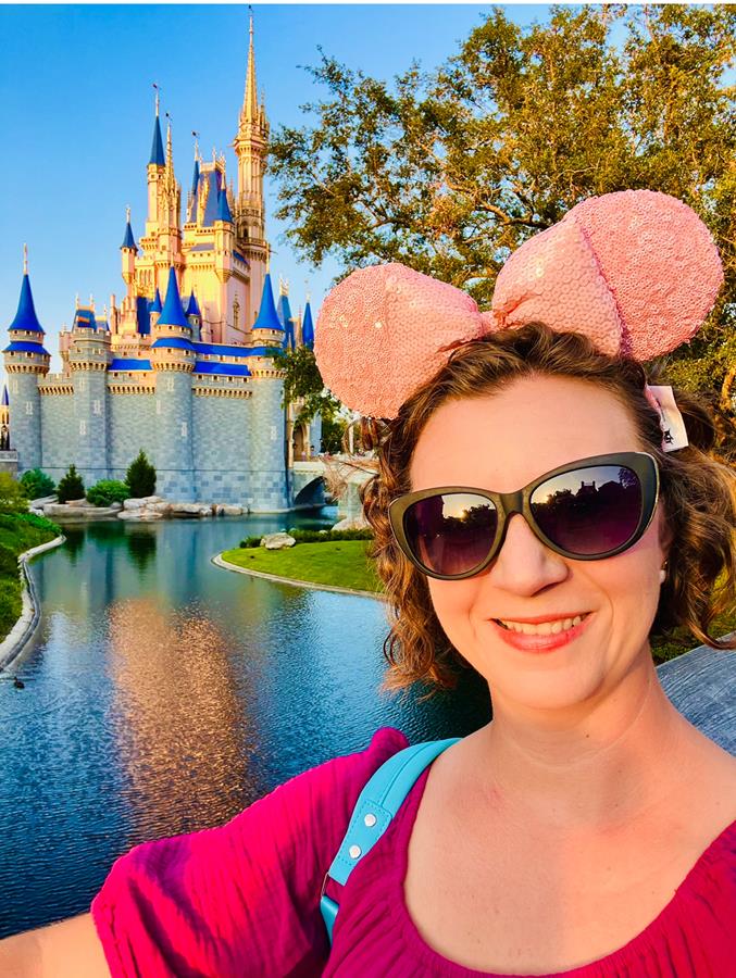 Selfie with Cinderella Castle!
