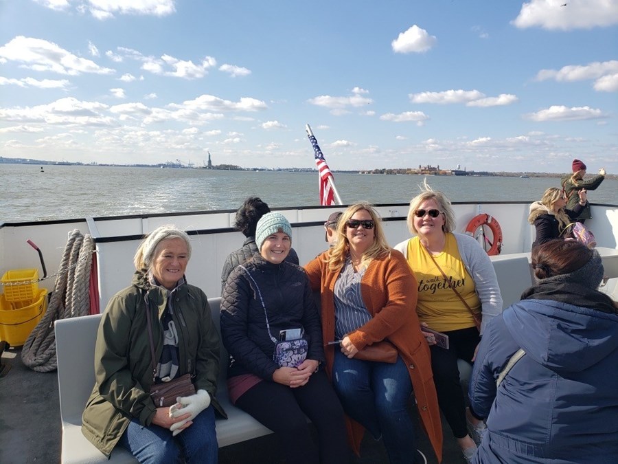 Boat ride to the Statue of Liberty