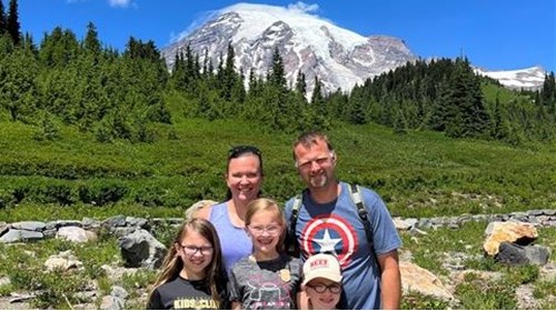 My Family & I at Mt Rainier National Park