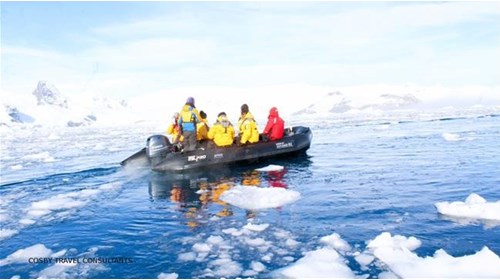 Zodiac Cruising in the Antarctic Peninsula