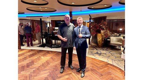 With the Cruise Director