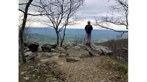 Shenandoah National Park with my son this spring.