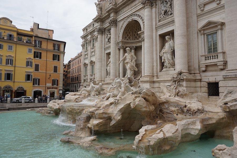 The Trevi Fountain is worth a visit day and night