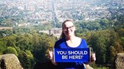 Top of the Hercules hike in Kassel, Germany
