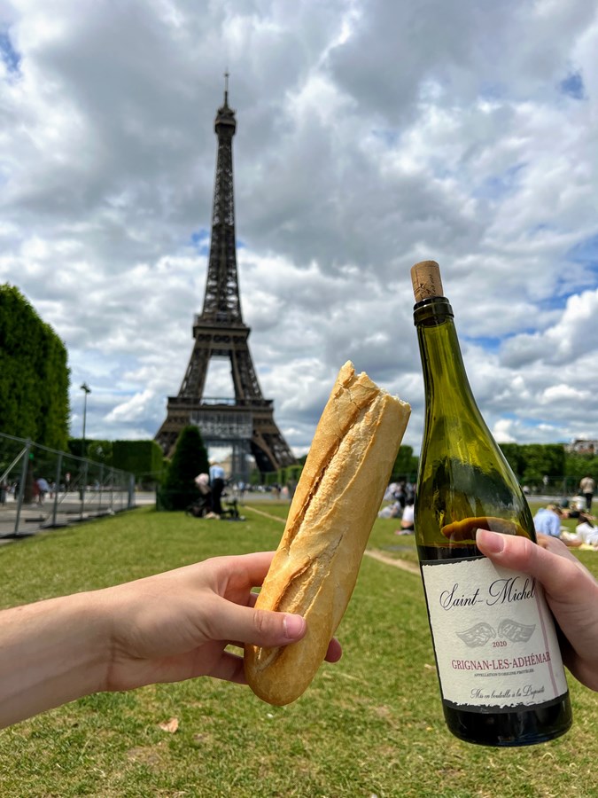 Picnic by the Eiffel Tower