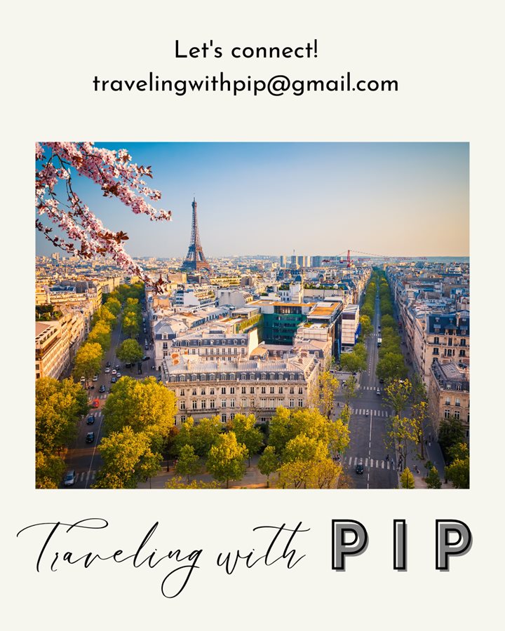 Traveling with PIP Personalized itinerary in Paris