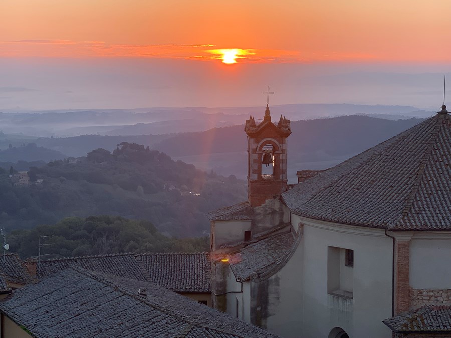 Sunrise over Montepulciano