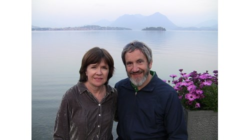 Helen & Scott, at beautiful Lake Maggiore, Italy