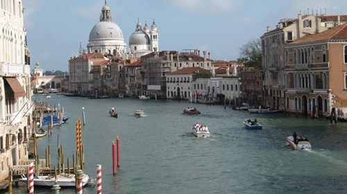 Grand Canal of Venice from the Rialto Bridge