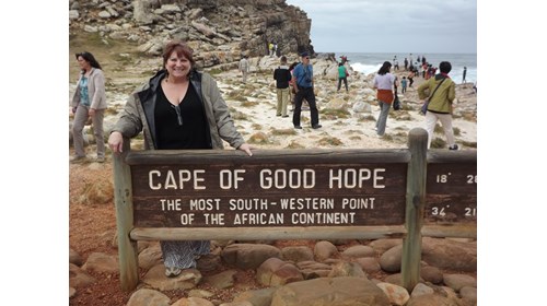 Sherry, at the tip of Africa!
