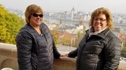 My sister and me in Budapest