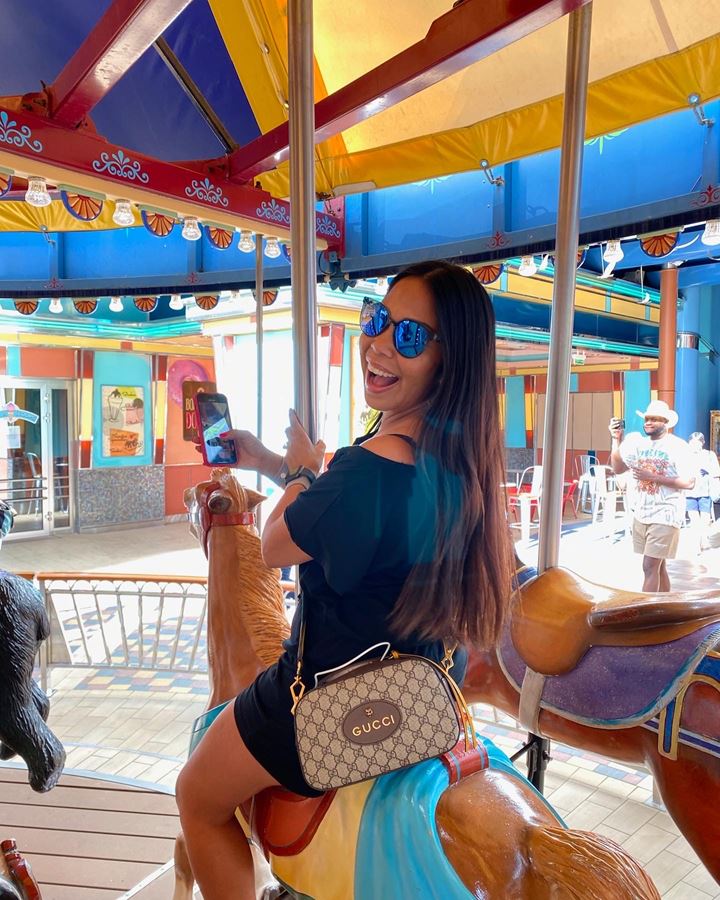 A carousel on a cruise ship? Yes please!