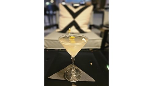 Martini at Retreat Lounge on the Celebrity Summit