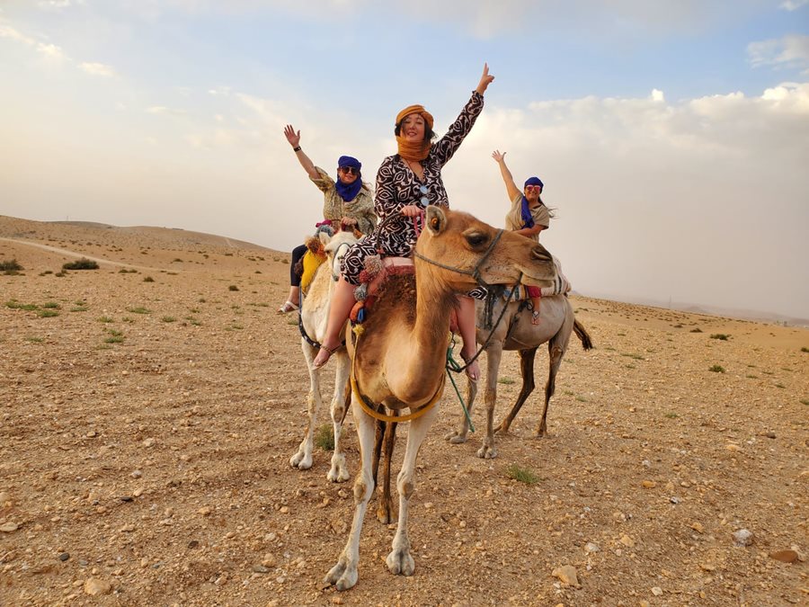 Camel Ride in the Desert