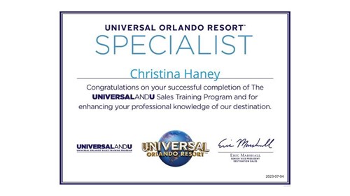 Universal Orland Resort Specialist