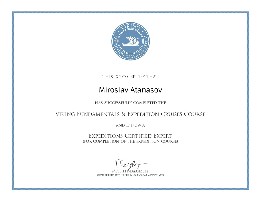 VIking Certified Expeditions Specialist