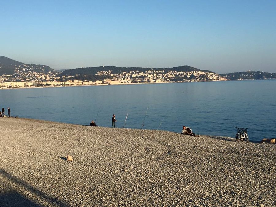 The Beach along Promenade des Anglais