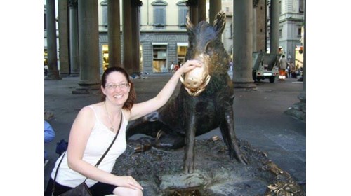 Rubbing Il Porcellino’s Snout In Florence