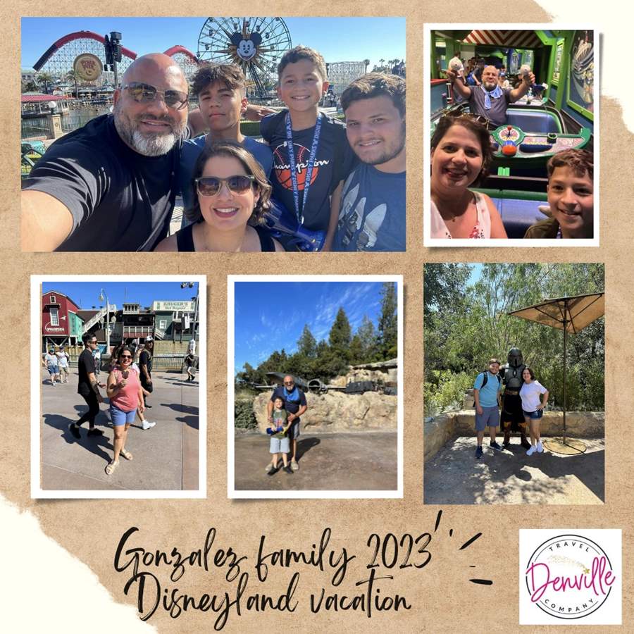 Gonzalez family Disneyland Vacay