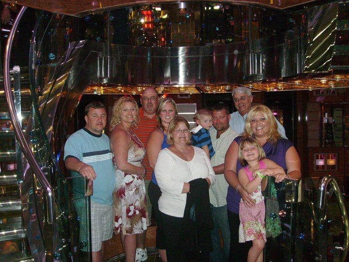 My family and I on the Carnival Dream