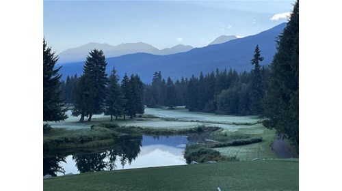 Whistler Golf Course in the Quiet Morning. 