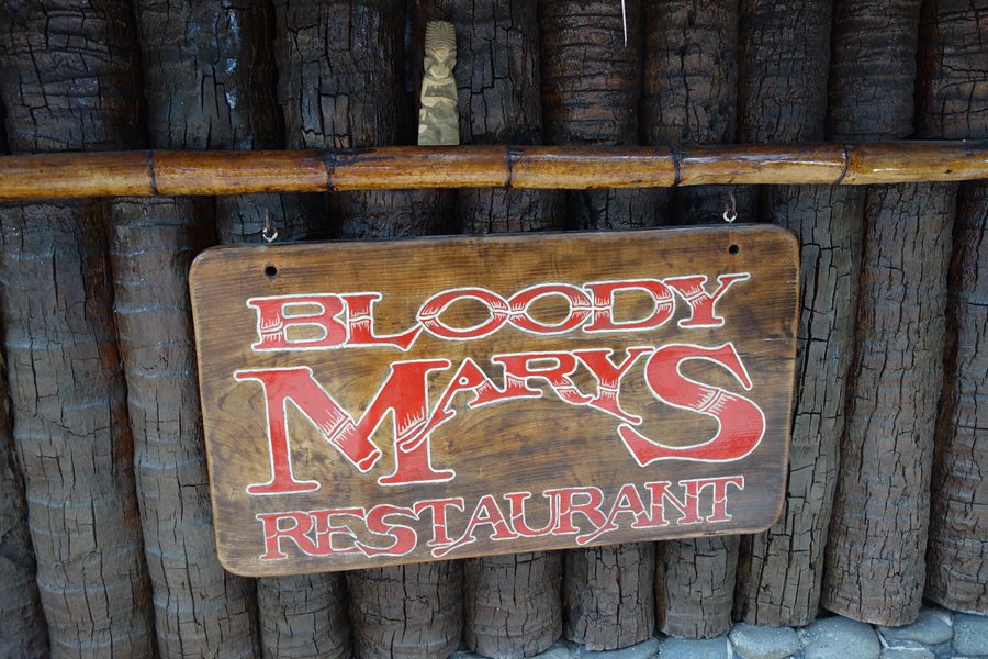 The World famous Bloody Mary's on Bora Bora