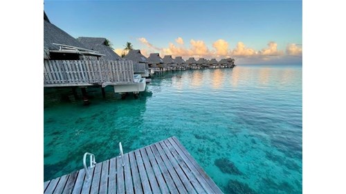 Over-water bungalows
