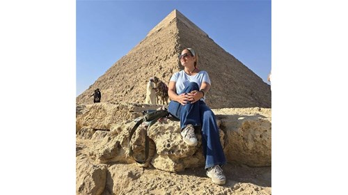 While in Egypt!