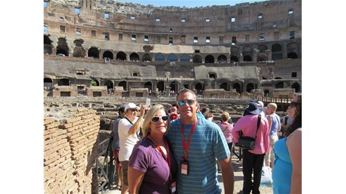 Jeff & Jeri visiting Rome