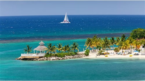 Jamaican Resort Beach