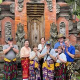 My family at the temple