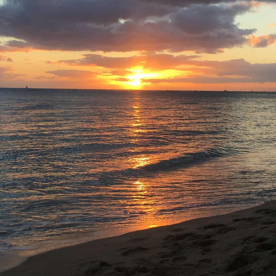 Waikiki Beach Sunset